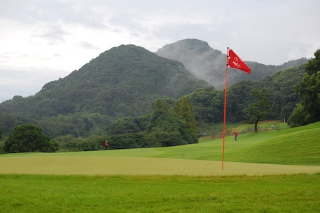 View from behind the 14th green at Keya GC